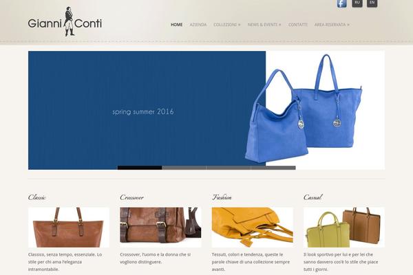 PinkRio theme site design template sample