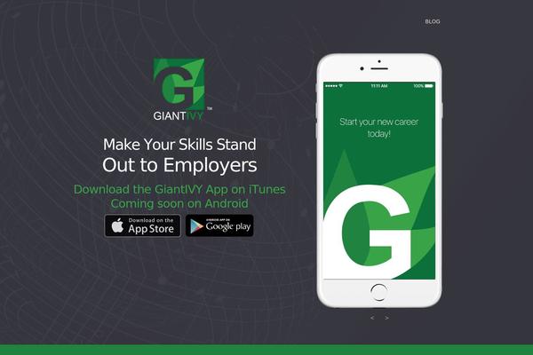 giantivy.com site used Startingup