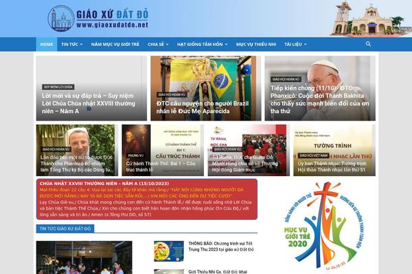 Newspaper theme site design template sample