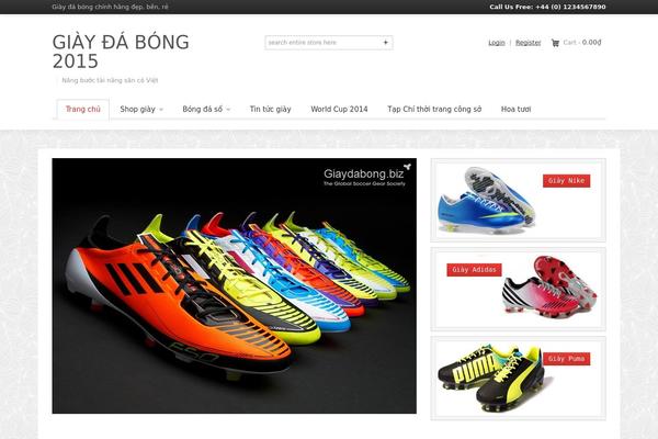 456Shop theme site design template sample