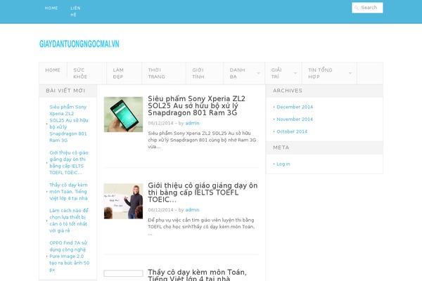 Delivery Lite theme site design template sample