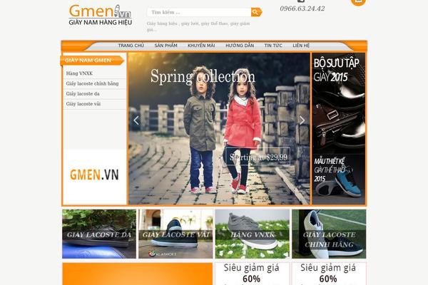 TheShop theme site design template sample