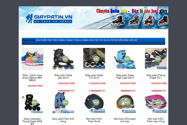 giaypatin.vn site used Foxy