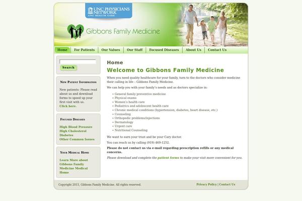 gibbonsfamilymedicine.com site used Gibbons