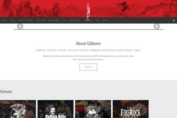 gibbonshospitality.com site used Gibbons
