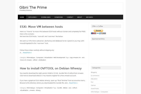 Site using Prismatic plugin