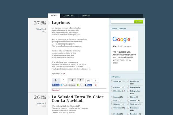 Typebased theme site design template sample