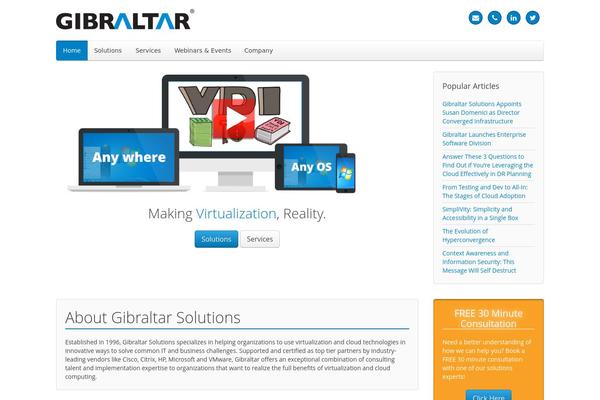 Nano3 theme site design template sample