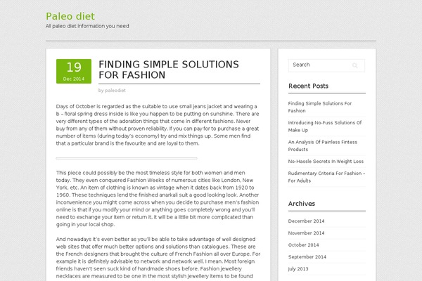 Contango theme site design template sample