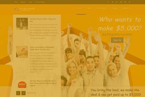 University theme site design template sample