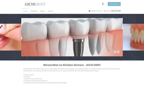 Medical theme site design template sample