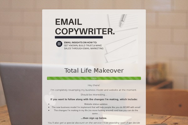 Minimum Pro theme site design template sample