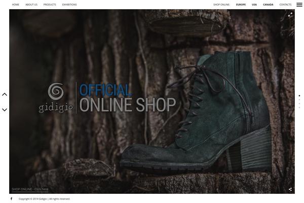BORDER theme site design template sample