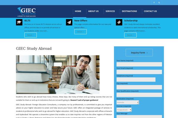 Site using U-course plugin