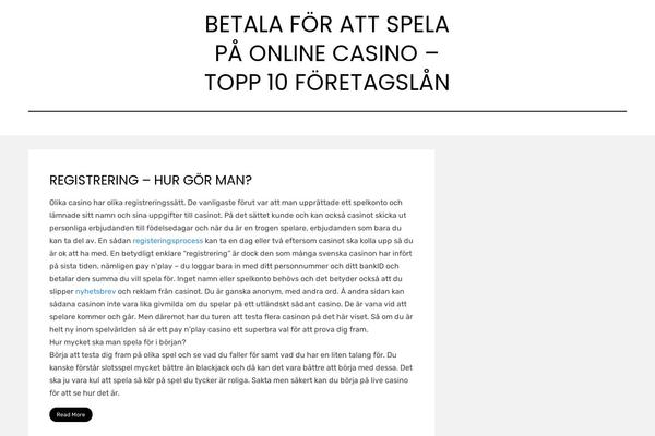 Site using Easy Custom Auto Excerpt plugin
