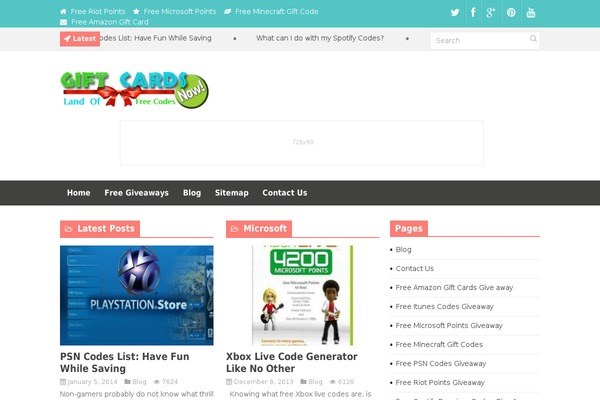 Discover theme site design template sample