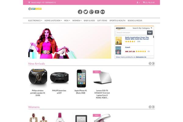 Site using Designthemes-woo-extension plugin