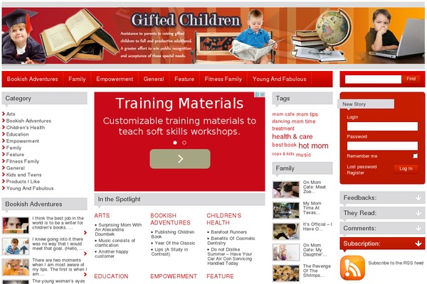 City News theme site design template sample