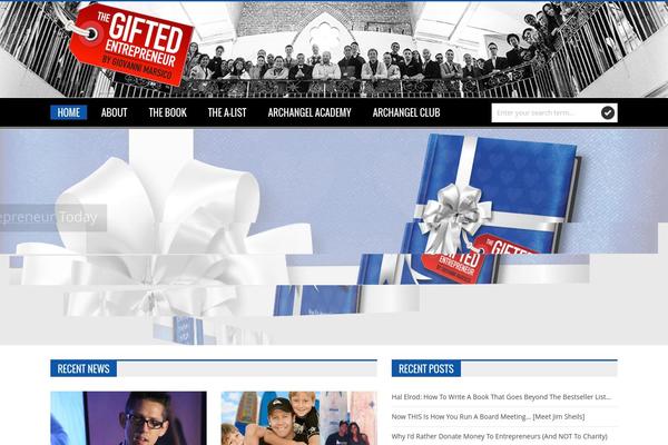 Skoon theme site design template sample