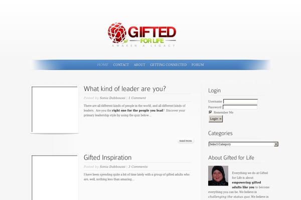 SimplePress theme site design template sample