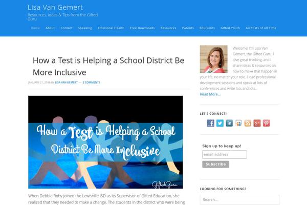 GeneratePress theme site design template sample