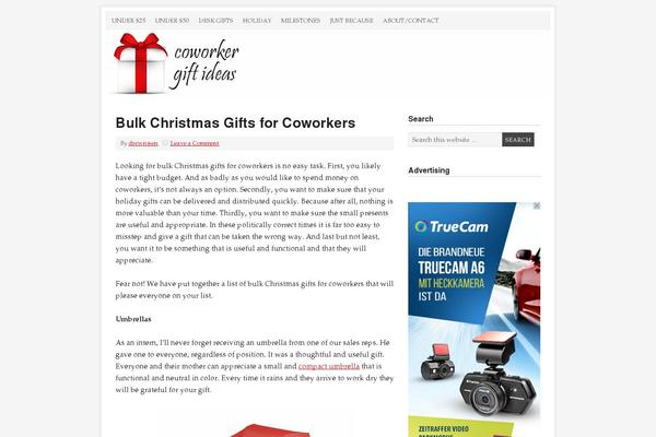 Prose theme site design template sample
