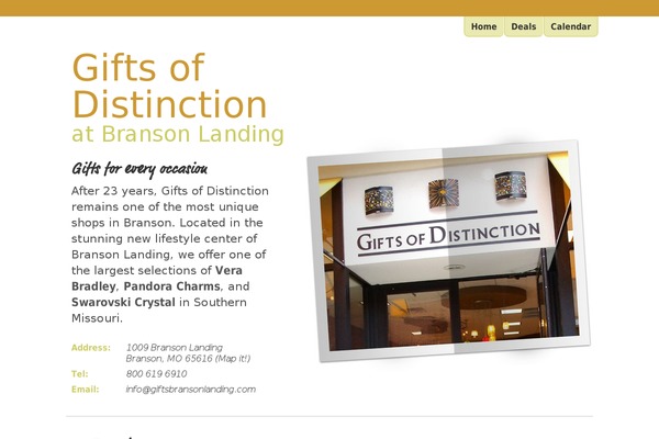 giftsbransonlanding.com site used Gifts