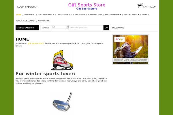 MaxStore theme site design template sample
