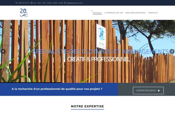 Structure theme site design template sample