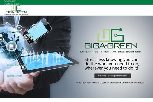 Impreza Child theme site design template sample