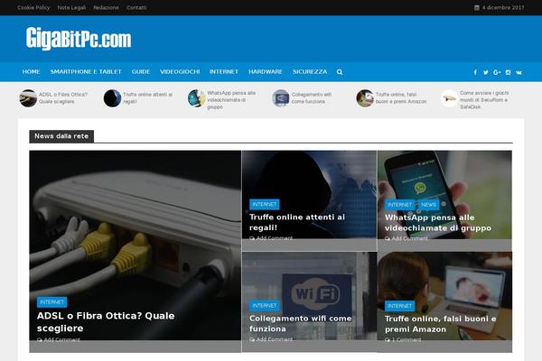 Herald theme site design template sample
