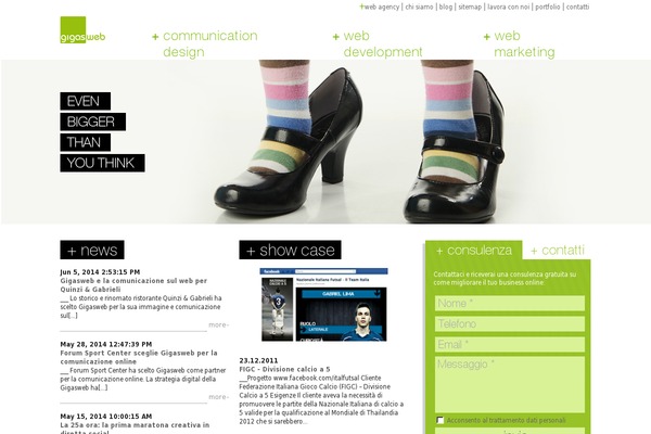 gigasweb.it site used Gigas