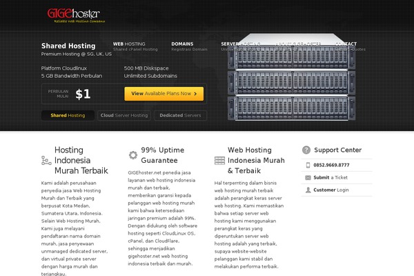Rackhost theme site design template sample