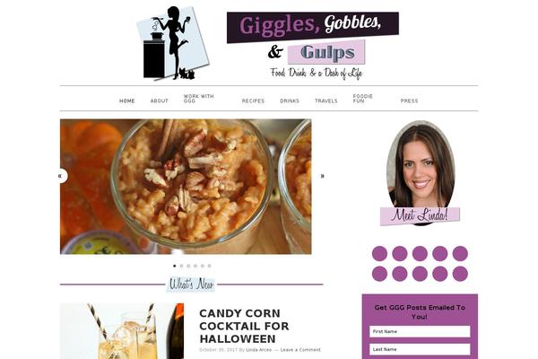 Foodie Pro theme site design template sample