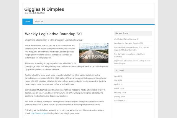 Simplemag theme site design template sample