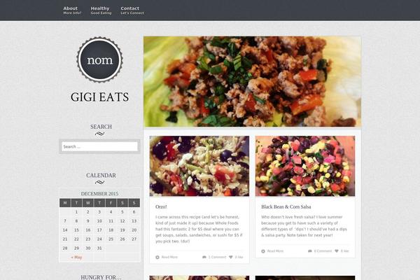 Nomad theme site design template sample
