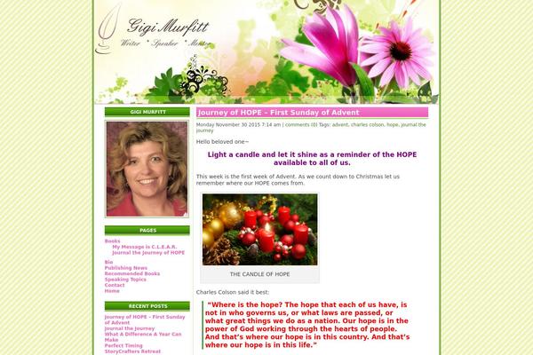 gigimurfitt.com site used Flower-power