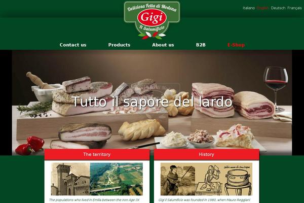 Gi theme site design template sample