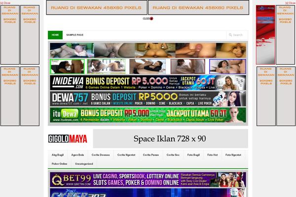 Newswire theme site design template sample