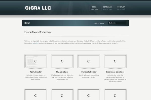Karma theme site design template sample