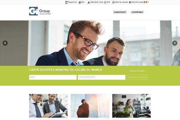 Gi-group theme site design template sample