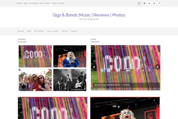 gigsandbands.com site used Destin Basic