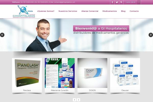 Envision theme site design template sample