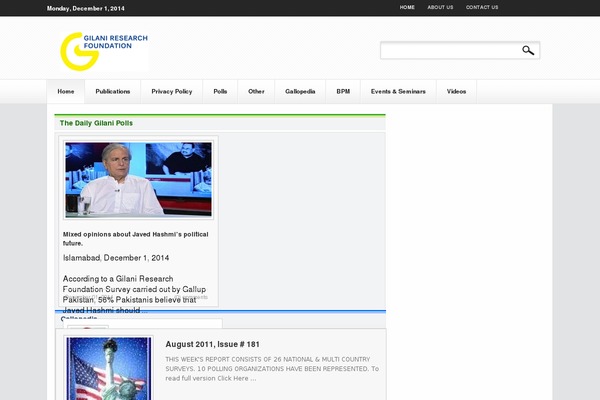 gilanifoundation.com site used Broadcast