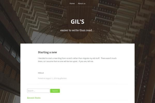 Padhang theme site design template sample