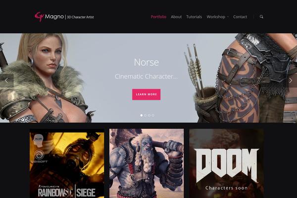 Salient theme site design template sample