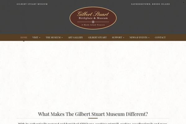 gilbertstuartmuseum.org site used Gilbertstuart