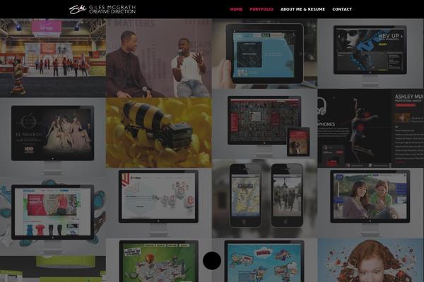 Clique theme site design template sample