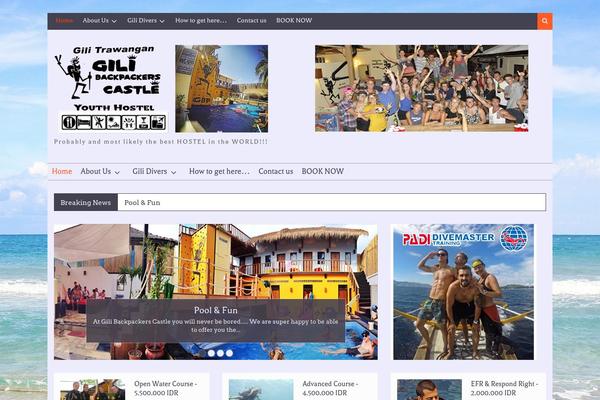 gilibackpackers.com site used Magzimum