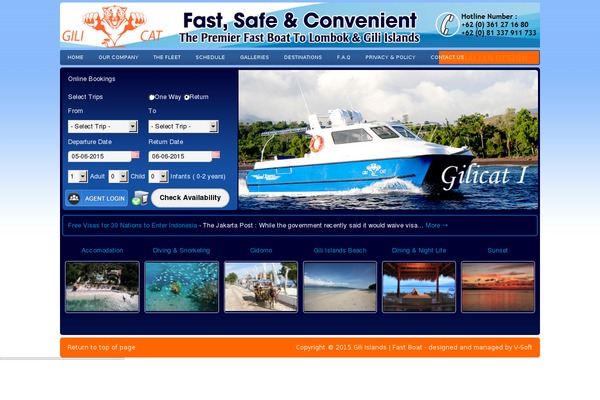Materialize theme site design template sample